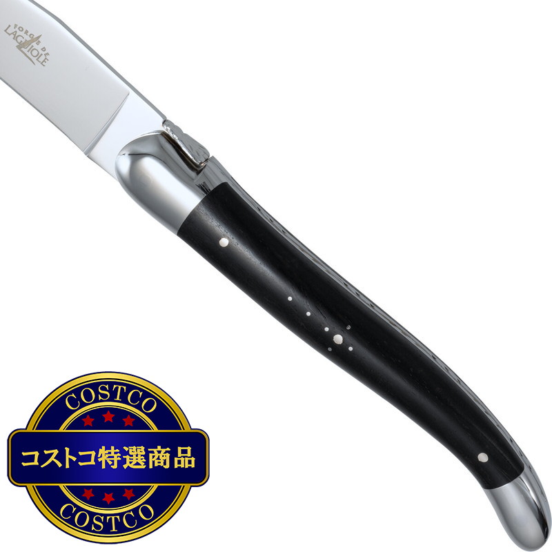 (コストコ) フォルジュ ド ライヨール テーブルナイフ エボニー 黒檀 ポリッシュ 2本セット - 画像 (3)