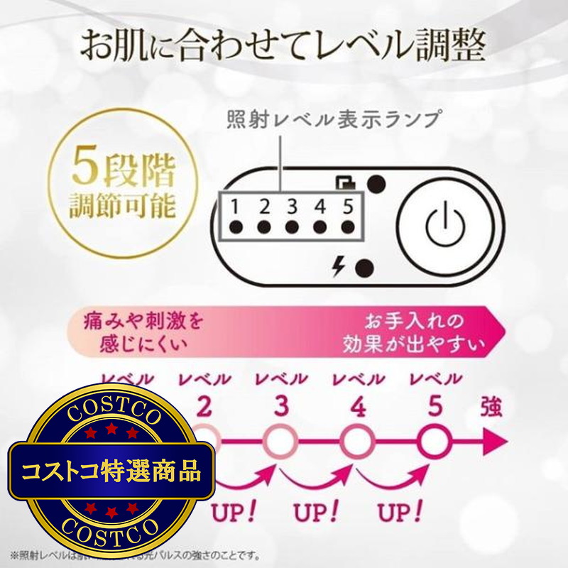 (コストコ) アイリスオーヤマ ホームパルスライト式 光美容器エピレタモーションプロ EP-0440 - 画像 (4)