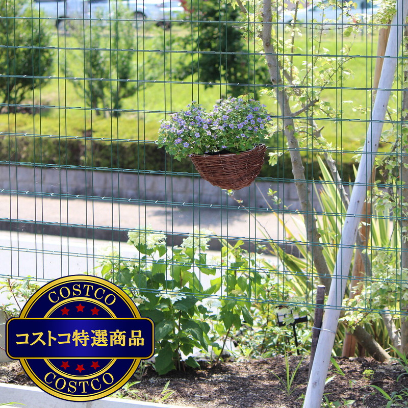 (コストコ) ラタンウォールハンギングバスケット M 5個入 - 画像 (2)