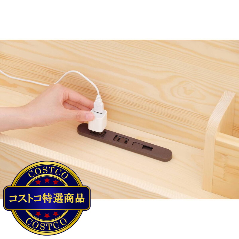 (コストコ) アイリスオーヤマ 宮付き高耐荷重すのこベッドフレーム HWBM-SD セミダブル - 画像 (4)
