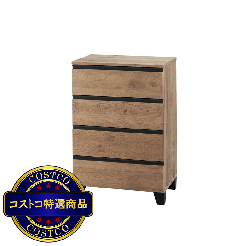 (コストコ) アイリスオーヤマ 脚付きウッドチェスト WCHL-590