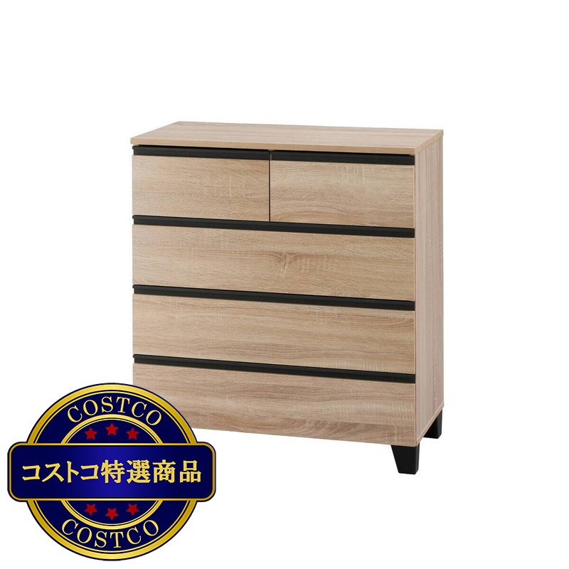 (コストコ) アイリスオーヤマ 脚付きウッドチェスト WCHL-790 - 画像 (2)