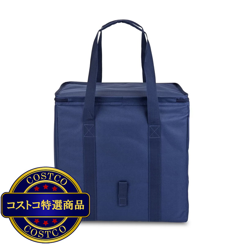 (コストコ) コストコ クーラーバッグ 3点パック (すしバッグ x 2 + ポケットバッグ 1) ネイビー色 - 画像 (2)