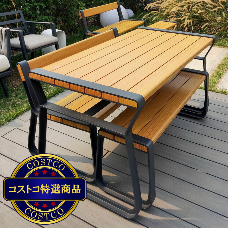 (コストコ) ヒゴールド クラーク ベンチセット - 画像 (2)