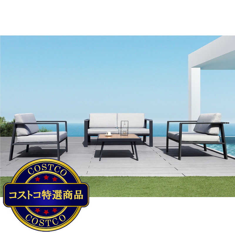 (コストコ) ヒゴールド ノフィプロ ダブルソファー 4点セット - 画像 (2)