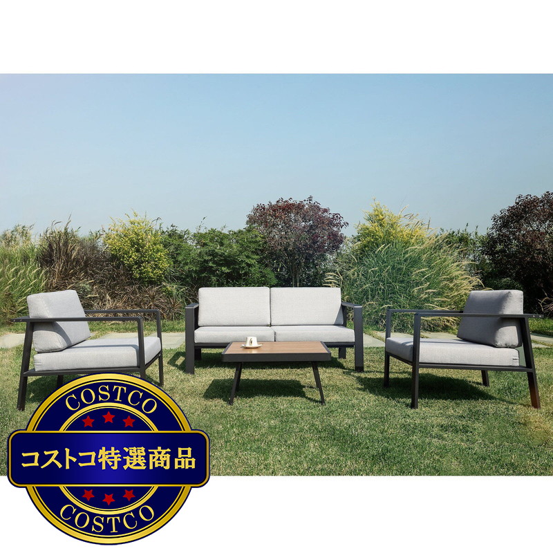 (コストコ) ヒゴールド ノフィプロ ダブルソファー 4点セット - 画像 (3)