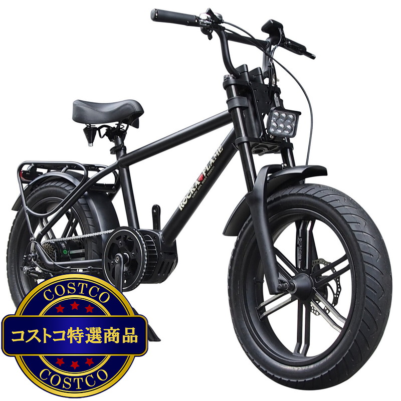 (コストコ) ROCKA FLAME 20インチ 電動アシスト ファットバイク HAYATE - 画像 (2)