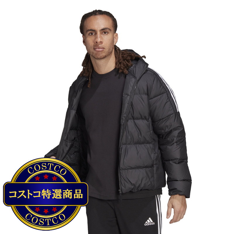 (コストコ) アディダス メンズ ミッドウェイト ダウン フード付きジャケット