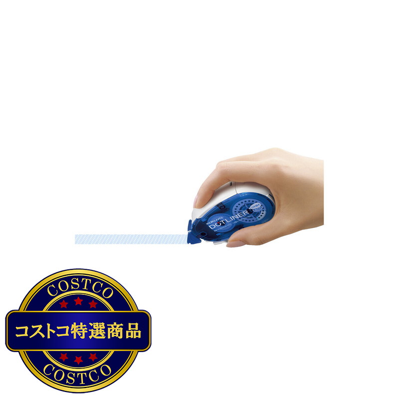 (コストコ) コクヨ テープのり ドットライナー (本体) 10個 ターDM400N-08x10 - 画像 (4)