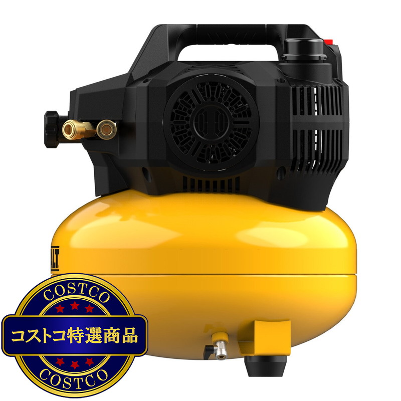 (コストコ) DeWalt(デウォルト) 23L静音型エアーコンプレッサー エアーツール付き - 画像 (3)