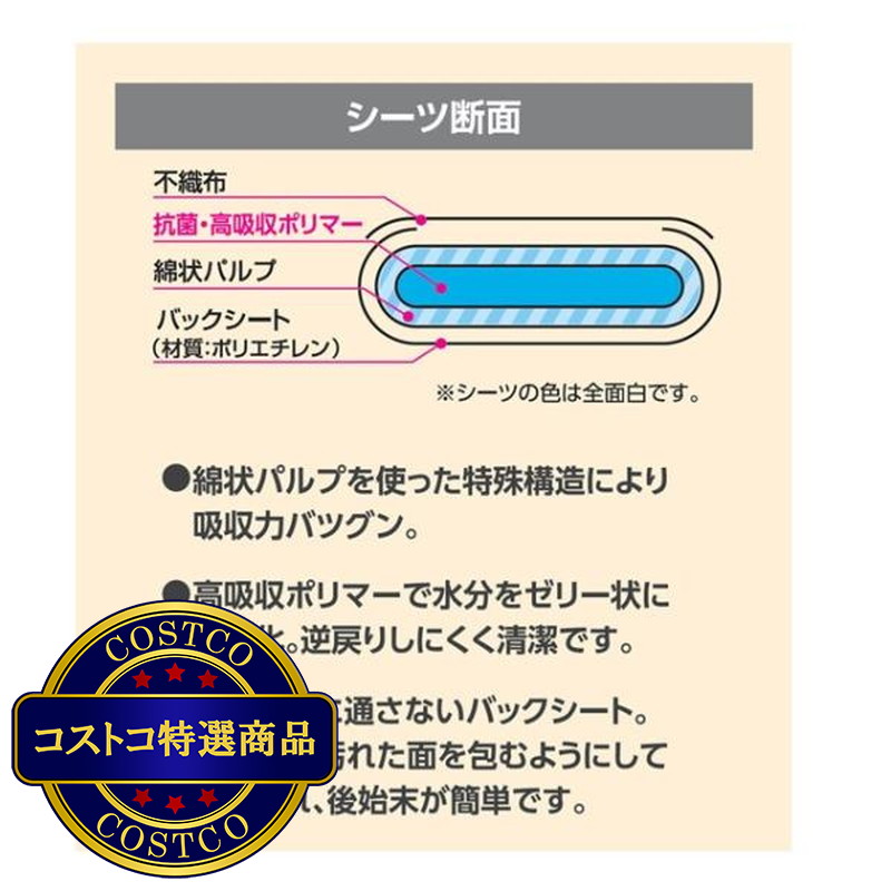 (コストコ) アイリスオーヤマ 使い捨て防水ベッドシーツ ミドルサイズ 32枚 (16枚 x 2袋) - 画像 (3)