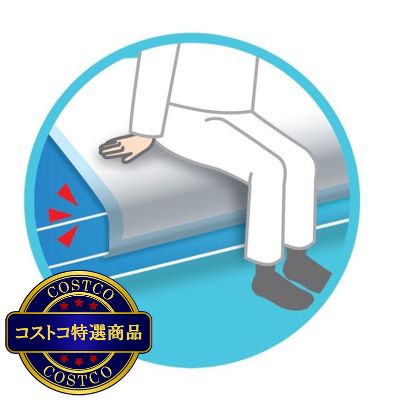 (コストコ) アイリスオーヤマ 使い捨て防水ベッドシーツ ミドルサイズ 32枚 (16枚 x 2袋) - 画像 (4)