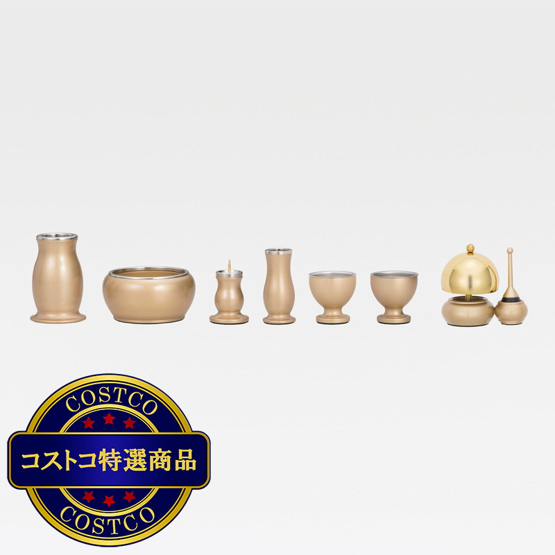 (コストコ) 仏具セット 7点セット りん 3.0