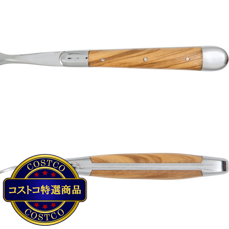 (コストコ) フォルジュ ド ライヨール フォーク オリーブウッド ポリッシュ 2本セット - 画像 (4)