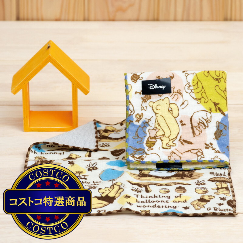 (コストコ) ディズニー 今治 パイルハンカチ 4枚セット