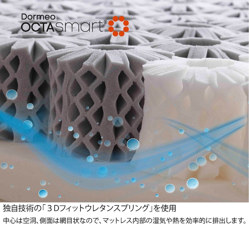 (コストコ) ドルメオ Octasmart マットレス ハード シングル 17cm - 画像 (3)