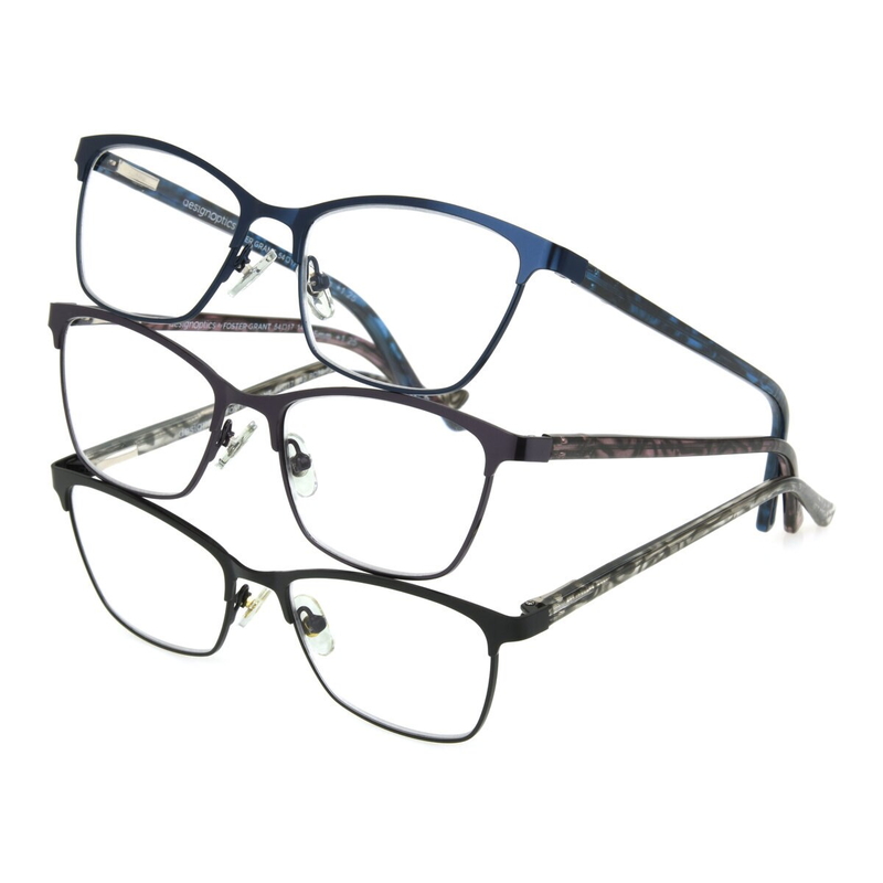 (コストコ) Design Optics® by Foster Grant "ADDIE" リーディンググラス 1.50 3着セット - 画像 (2)
