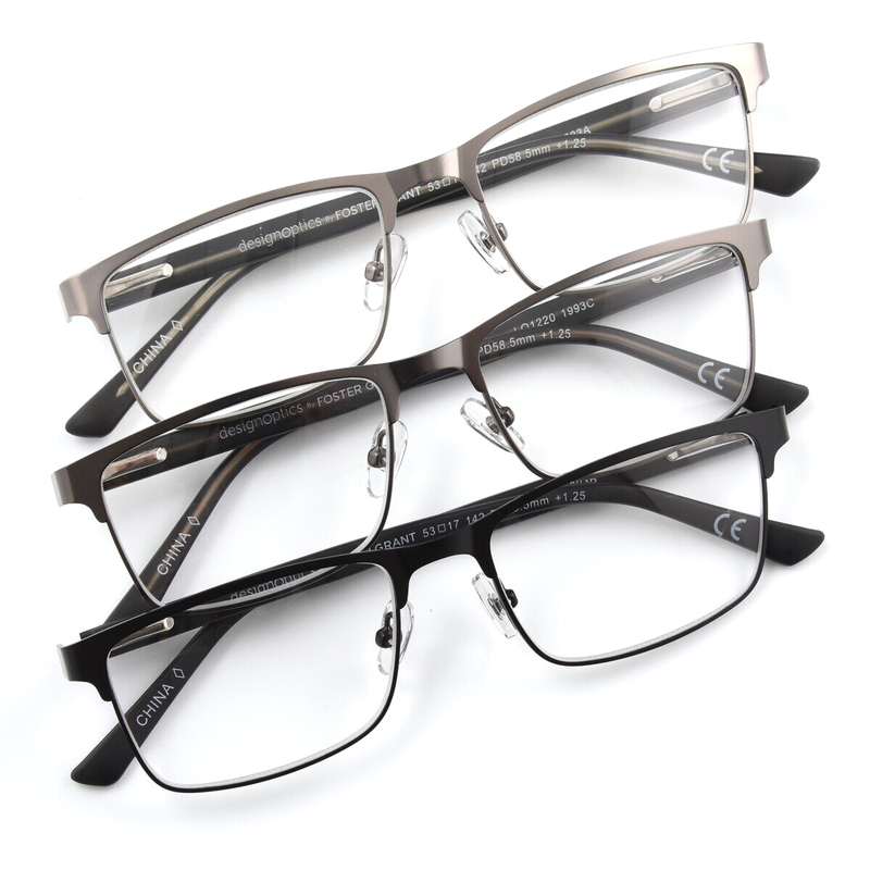 (コストコ) Design Optics? by Foster Grant "LIAM"/"KYNE" リーディンググラス 2.50 3着セット - 画像 (2)