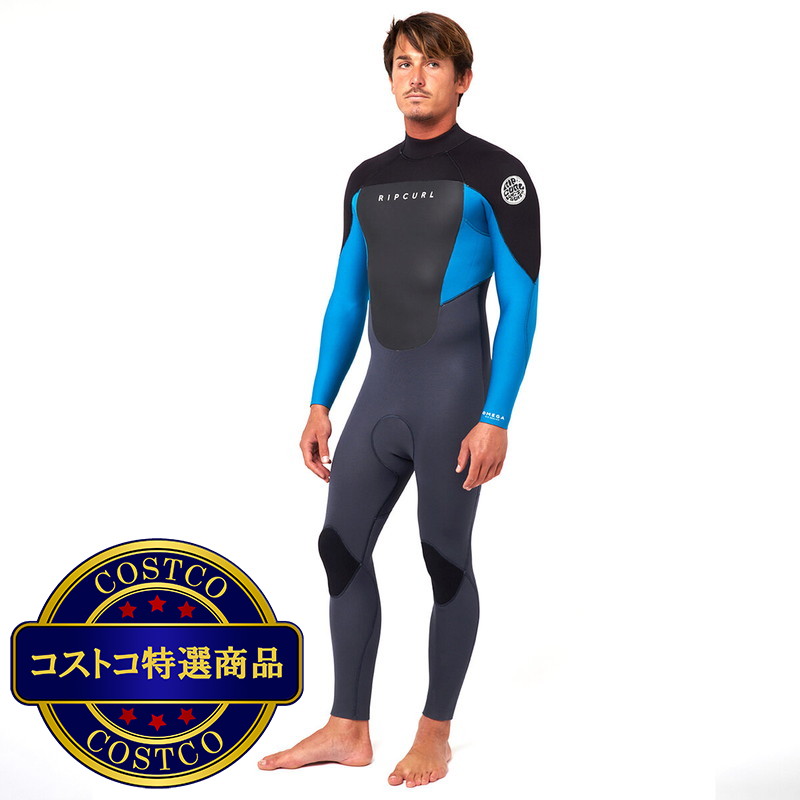 (コストコ) リップカール オメガ バックジップ 3/2mm 男性用ウェットスーツ スチーマー 111MFS - 画像 (2)