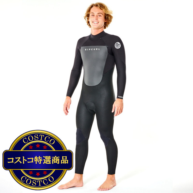 (コストコ) リップカール オメガ バックジップ 3/2mm 男性用ウェットスーツ  スチーマー 111MFS