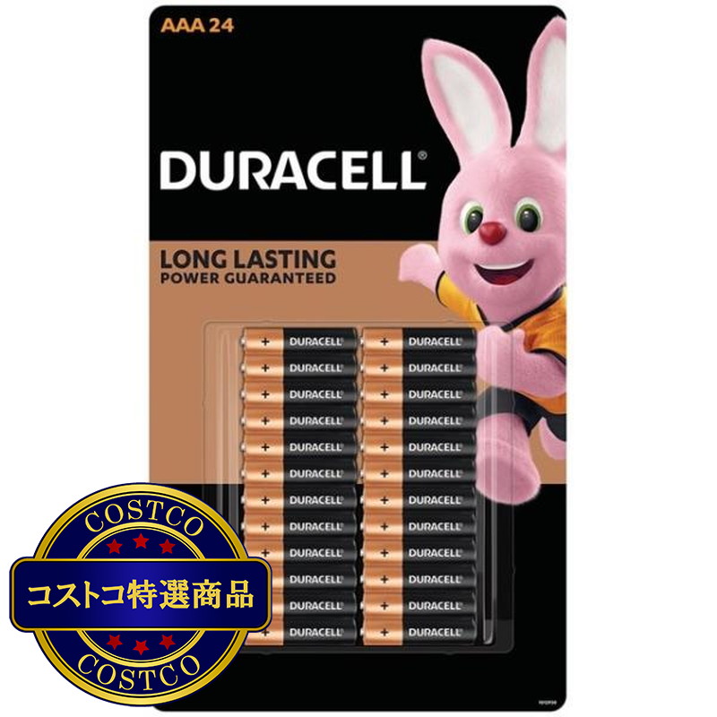 (コストコ) デュラセル アルカリ単4電池 24本