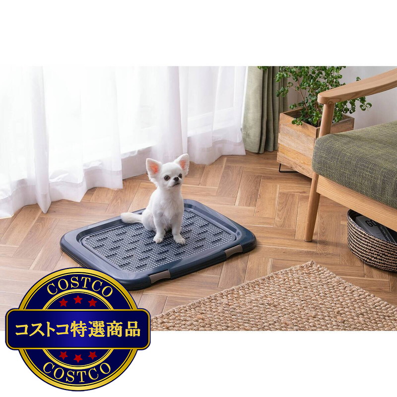 (コストコ) フチ漏れにくいトレーニングペットトレー レギュラーサイズ 2個セット - 画像 (4)