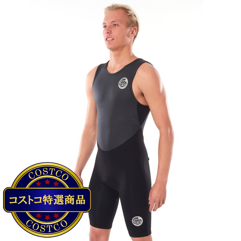 (コストコ) リップカール ドーンパトロール 男性用 1.5mm バックジップ ショートジョン ウェットスーツ WSP9DM - 画像 (2)