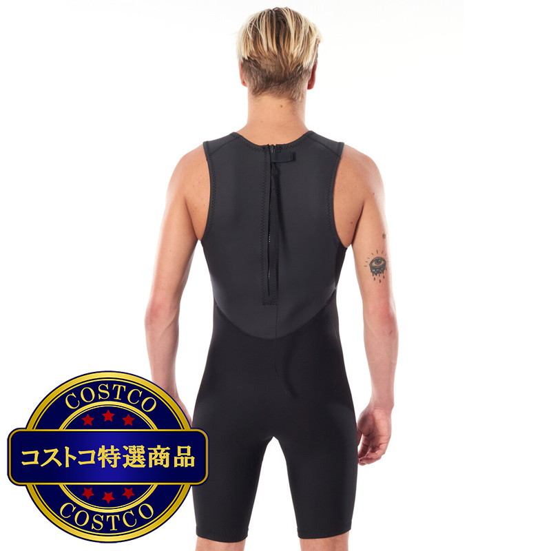 (コストコ) リップカール ドーンパトロール 男性用 1.5mm バックジップ ショートジョン ウェットスーツ WSP9DM - 画像 (3)