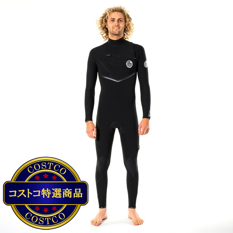 (コストコ) リップカール Eボム 3/2mm 男性用チェストジップ ストリーマー ウェットスーツ WSMYHE
