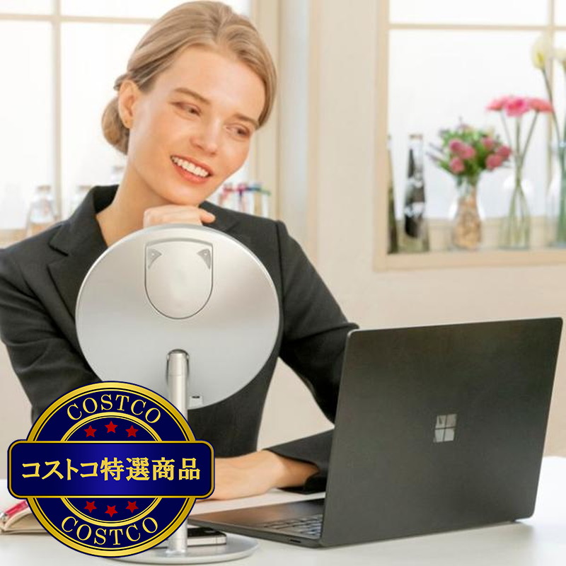 (コストコ) ホリウチミラー LED スタンドミラー - 画像 (4)