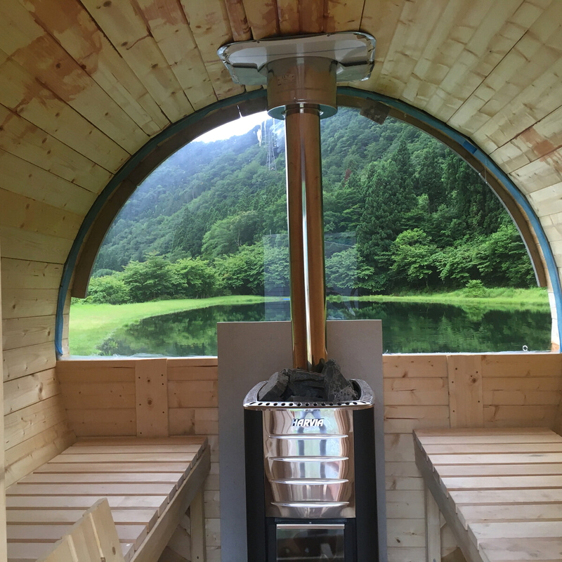 (コストコ) ビックボックス バレル式 サウナ小屋キット ヘルシンキ 2〜4人用 - 画像 (2)