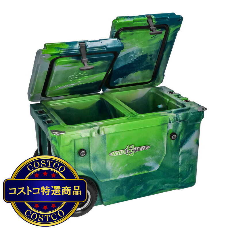 (コストコ) WYLD GEAR (ワイルドギア) ハードタイプ 50QT クーラーボックス HC-50 47リットル ロトモールド製法 - 画像 (2)