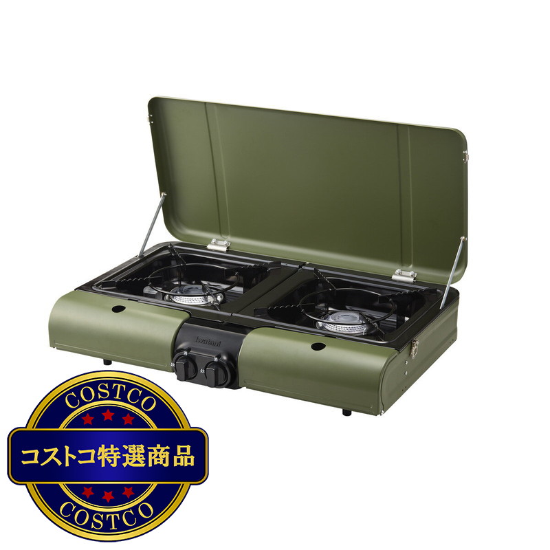 (コストコ) イワタニ フラットツインＳ カセットガス テーブルトップBBQこんろ CB-TBG-2-OL