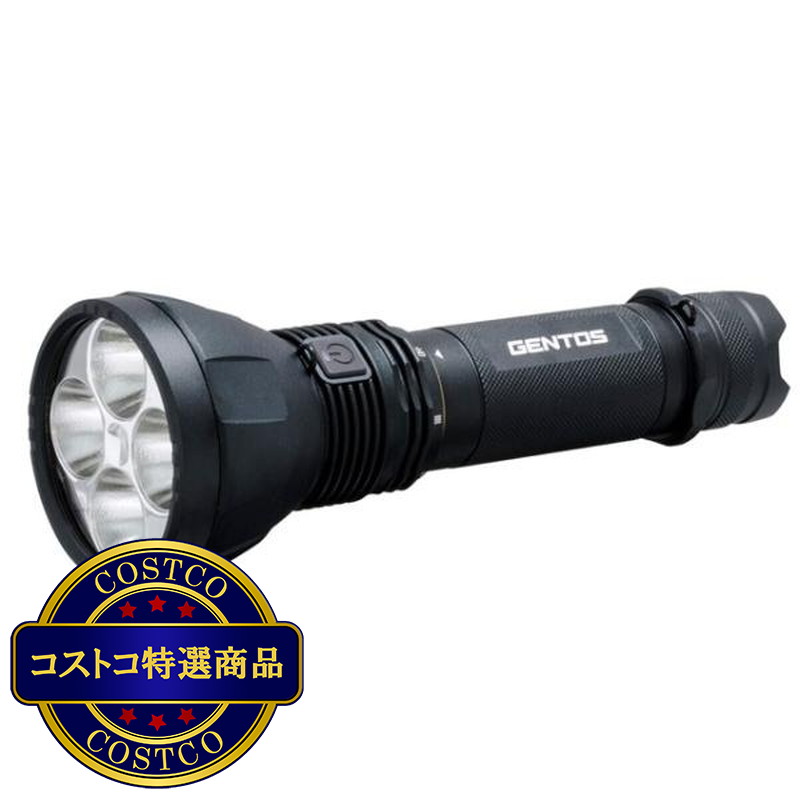 (コストコ) GENTOS 超高光量LED懐中電灯 UT-618R