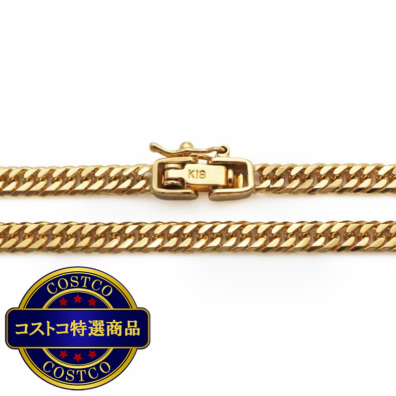 (コストコ) K18 喜平ネックレス 6面カットダブル 10g 40cm - 画像 (2)