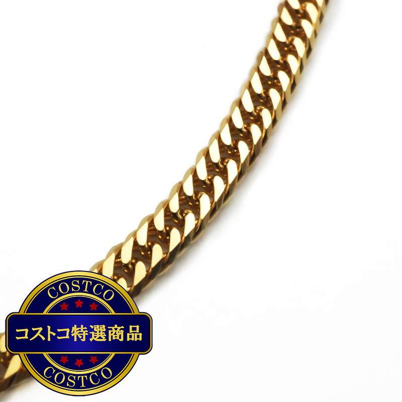 (コストコ) K18 喜平ネックレス 6面カットダブル 10g 40cm