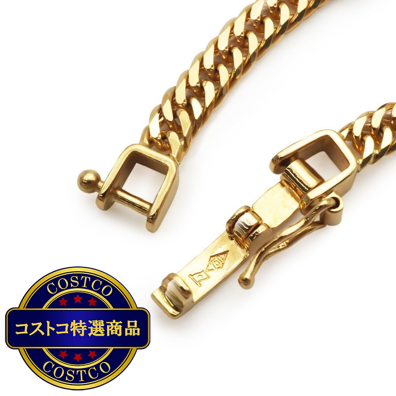 (コストコ) K18 喜平ネックレス 6面カットダブル 10g 40cm - 画像 (3)