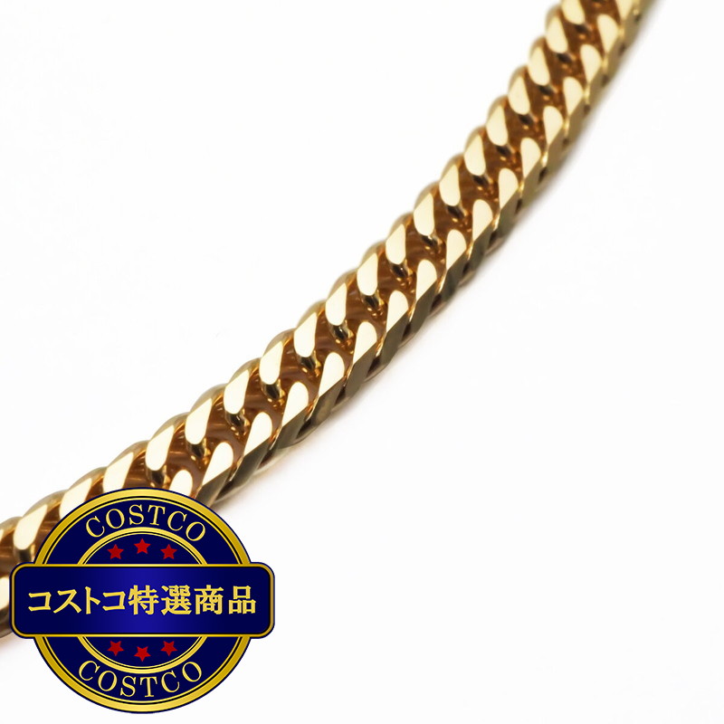 (コストコ) K18 喜平ネックレス 6面カットダブル 10g 50cm
