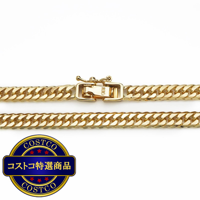 (コストコ) K18 喜平ネックレス 6面カットダブル 20g 50cm - 画像 (2)