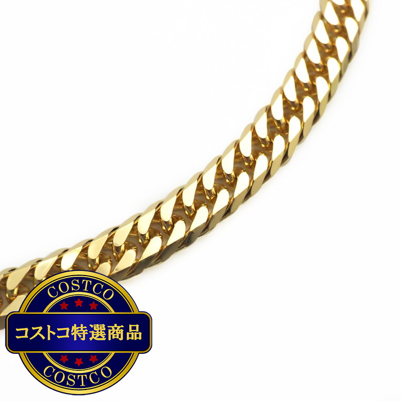 (コストコ) K18 喜平ネックレス 6面カットダブル 20g 50cm