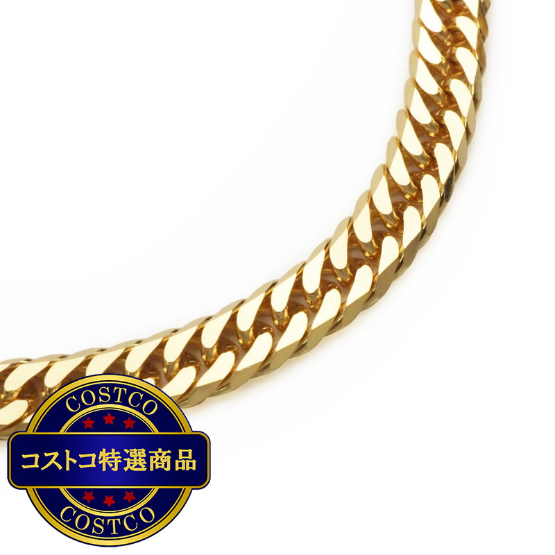 (コストコ) K18 喜平ネックレス 6面カットダブル 30g 50cm