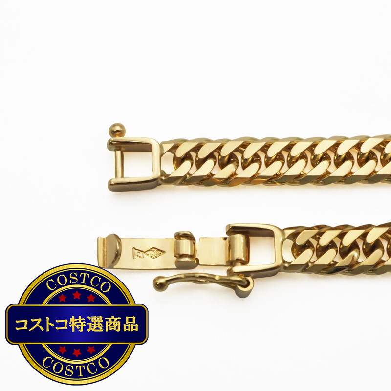 (コストコ) K18 喜平ブレスレット 6面カットダブル 10g 18cm - 画像 (2)