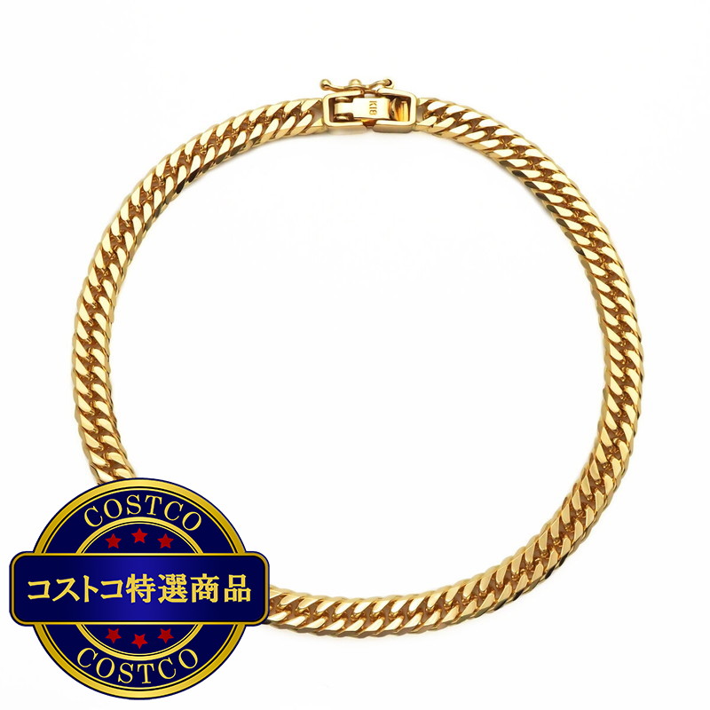 (コストコ) K18 喜平ブレスレット 6面カットダブル 10g 18cm - 画像 (3)