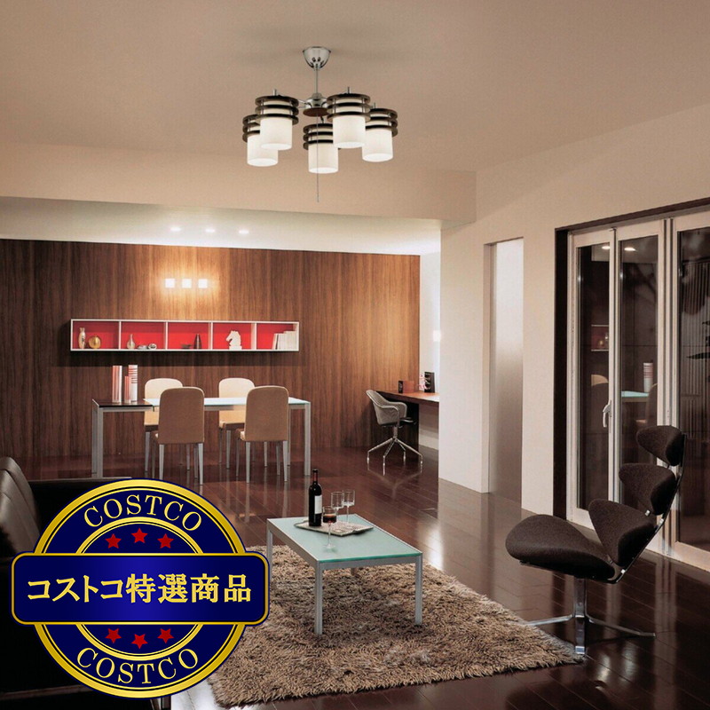 (コストコ) 大光電機 LEDシャンデリア 5灯 ~8畳 DXL-81124 - 画像 (2)