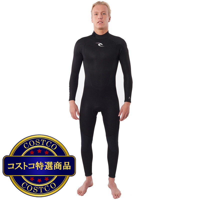 (コストコ) リップカール FREELITE バックジップ 5/3mm ウェットスーツ 121MFS 男性用