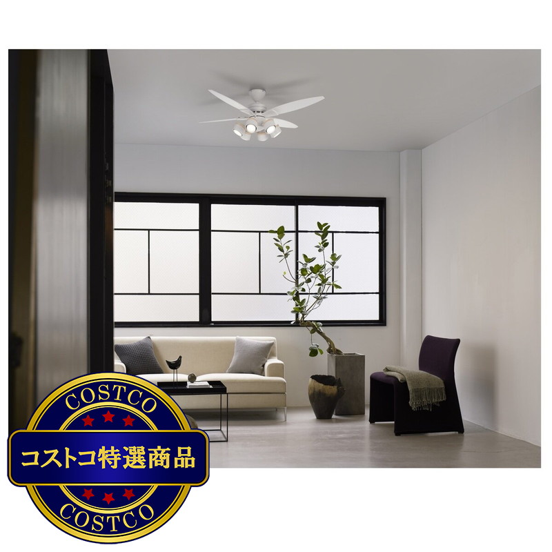 (コストコ) 大光電機 LEDシーリングファン 〜10畳 4枚羽 / 6灯 - 画像 (3)