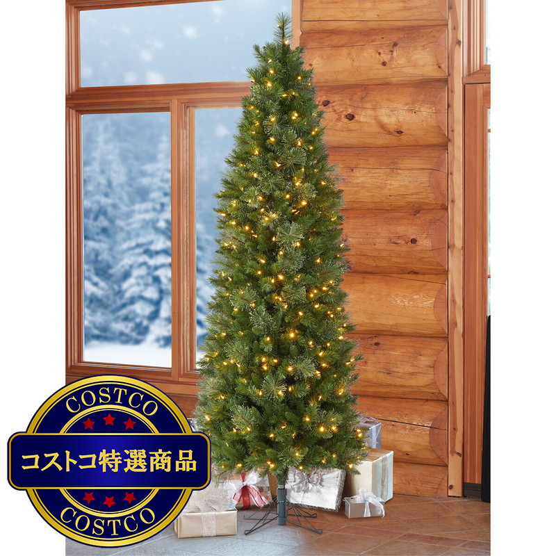 (コストコ) ブルーベニントン クリスマスツリー 高さ228センチ LEDライト350球