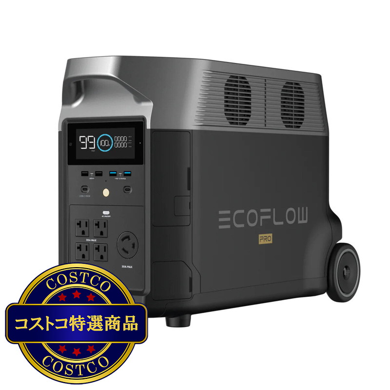(コストコ) EcoFlow(エコフロー) 大容量ポータブル電源　DELTA PRO  コストコオリジナルセット