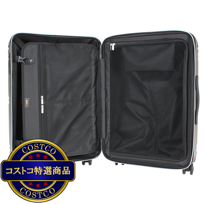 エース イグザクト ハードボディスーツケース 57-67L 0522203 ネイビー - 画像 (3)