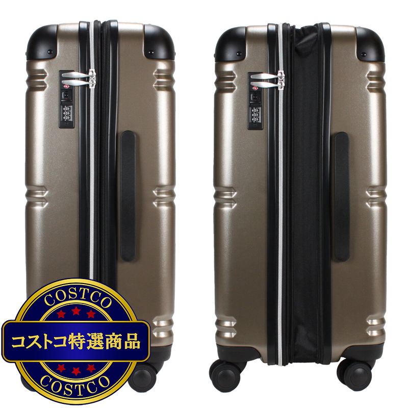 エース イグザクト ハードボディスーツケース 57-67L 0522203 ネイビー - 画像 (4)